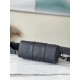 Replica Louis Vuitton Keepall XS Bag Black Aerogram Leather M80950
