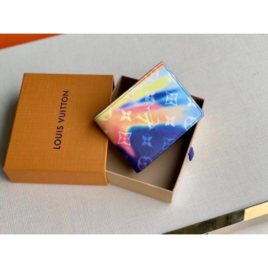 Fake Louis Vuitton Multiple Wallet Monogram Sunset Canvas M80954 Replica