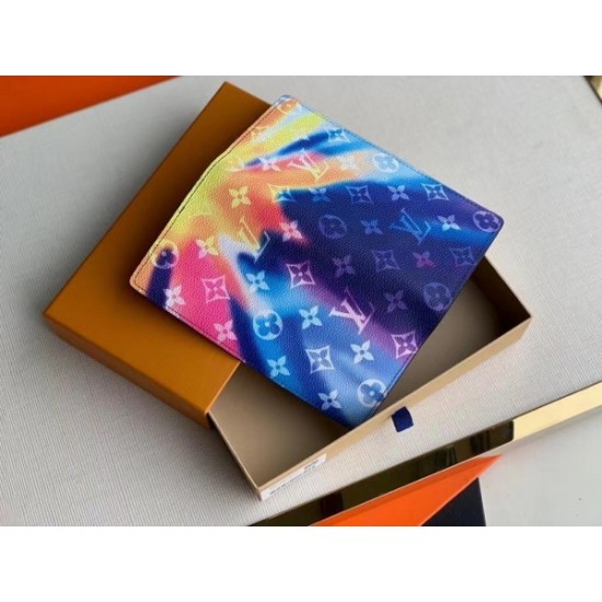 Replica Louis Vuitton Brazza Wallet Monogram Sunset Canvas M80957