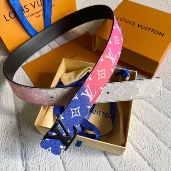 Replica Louis Vuitton LV Shape 40MM Reversible Belt Monogram MP313V