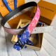 Replica Louis Vuitton LV Shape 40MM Reversible Belt Monogram MP313V