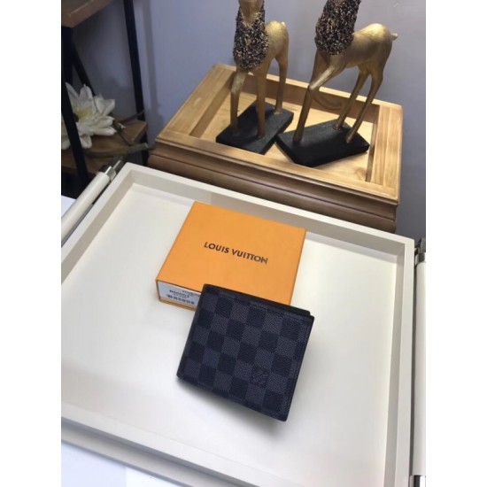 Fake Louis Vuitton Amerigo Wallet Damier Graphite N60053 Replica