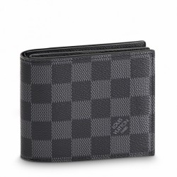 Fake Louis Vuitton Amerigo Wallet Damier Graphite N60053 Replica