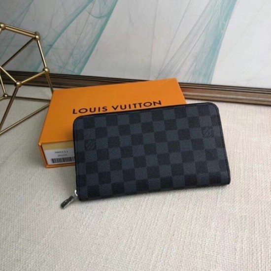 Replica Louis Vuitton Zippy Organizer Damier Graphite N60111 Fake Louis Vuitton Zippy Organizer Damier Graphite N60111 Replica