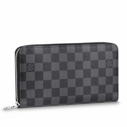Fake Louis Vuitton Zippy Organizer Damier Graphite N60111 Replica