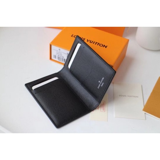 Replica Louis Vuitton Slender Pocket Organizer Damier Graphite N60256