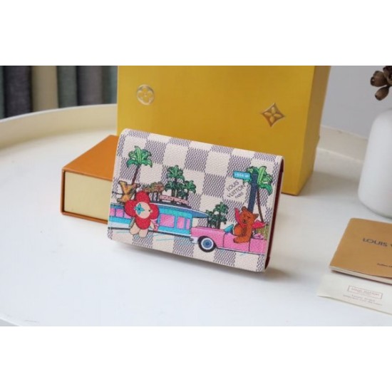 Replica Louis Vuitton Victorine Wallet Damier Azur Vivienne N60478