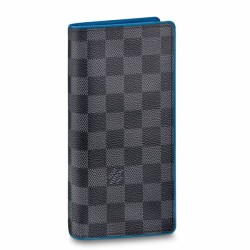 Replica Louis Vuitton Brazza Wallet Damier Graphite N64430