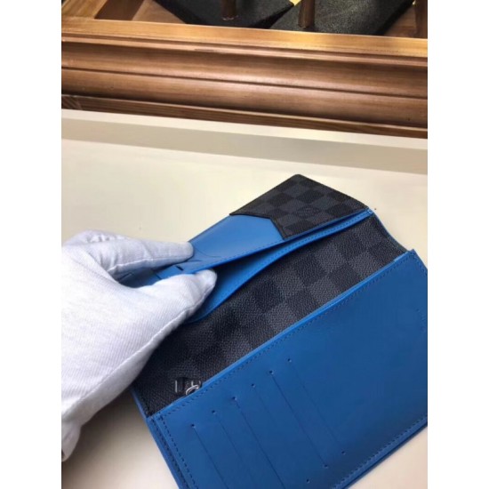 Replica Louis Vuitton Brazza Wallet Damier Graphite N64430