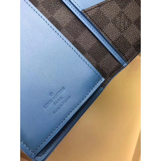 Replica Louis Vuitton Brazza Wallet Damier Graphite N64430