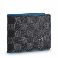 Replica Louis Vuitton Multiple Wallet Damier Graphite N64434