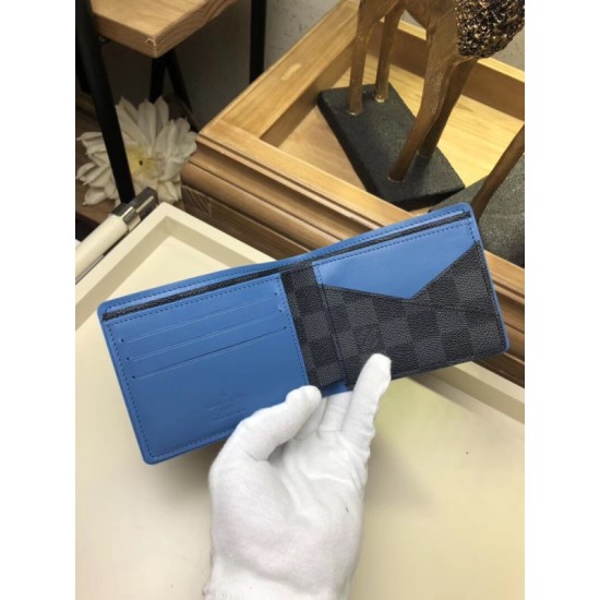 Replica Louis Vuitton Multiple Wallet Damier Graphite N64434
