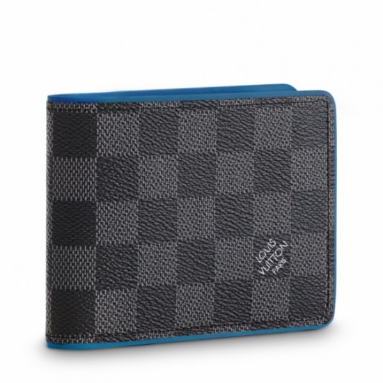 Replica Louis Vuitton Multiple Wallet Damier Graphite N64434