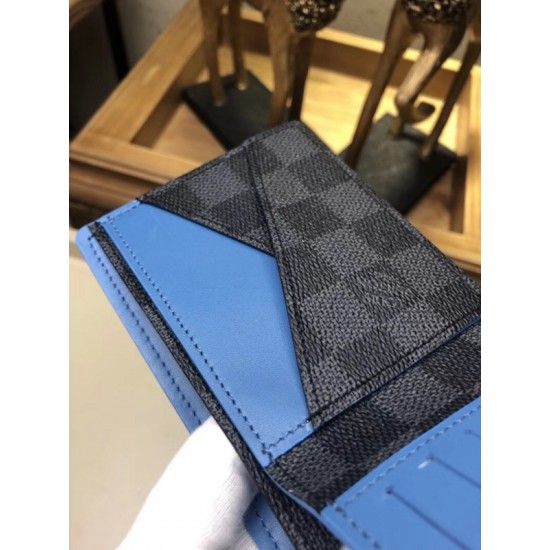 Replica Louis Vuitton Multiple Wallet Damier Graphite N64434
