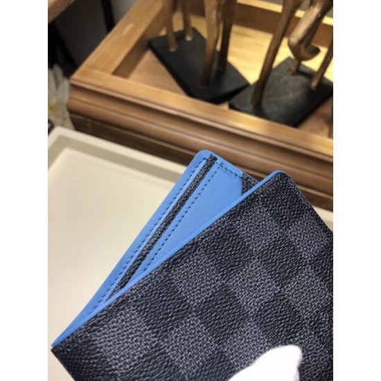 Replica Louis Vuitton Multiple Wallet Damier Graphite N64434