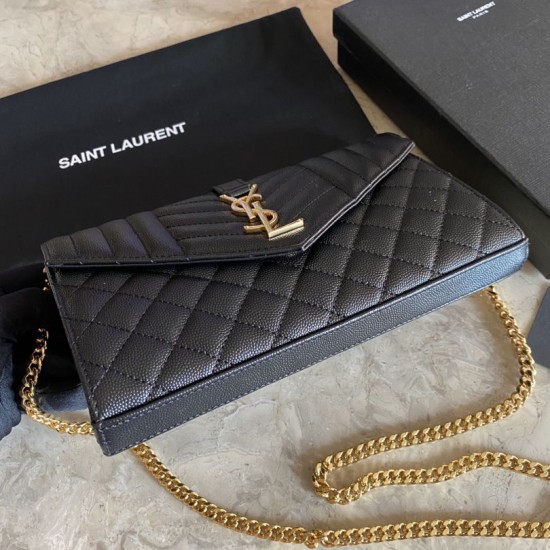 Replica YSL Saint Laurent Monogram Envelope Chain Woc Wallet White Fake YSL Saint Laurent Monogram Envelope Chain Woc Wallet White Replica