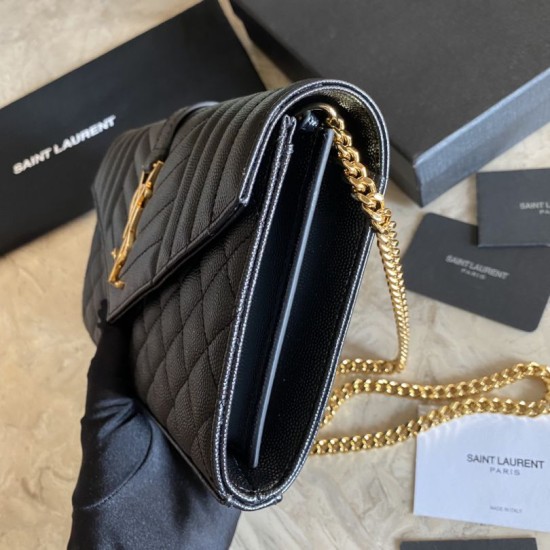 Replica YSL Saint Laurent Monogram Envelope Chain Woc Wallet White Fake YSL Saint Laurent Monogram Envelope Chain Woc Wallet White Replica