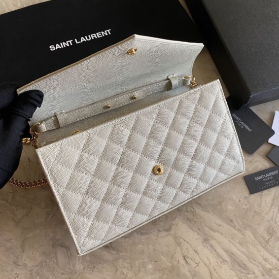 Fake YSL Saint Laurent Monogram Envelope Chain Woc Wallet Black Replica Replica YSL Saint Laurent Monogram Envelope Chain Woc Wallet Black