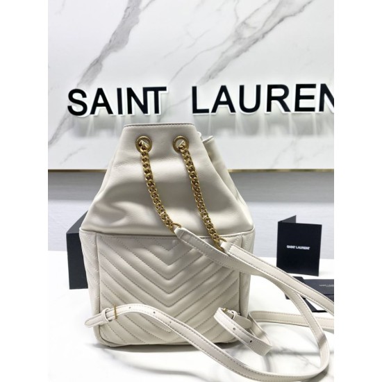 Fake YSL Saint Laurent Joe backpack White Replica Replica YSL Saint Laurent Joe backpack White