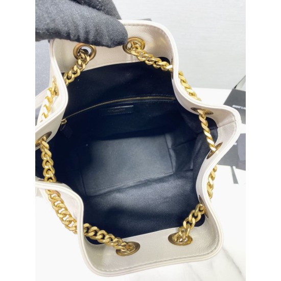 Fake YSL Saint Laurent Joe backpack White Replica Replica YSL Saint Laurent Joe backpack White