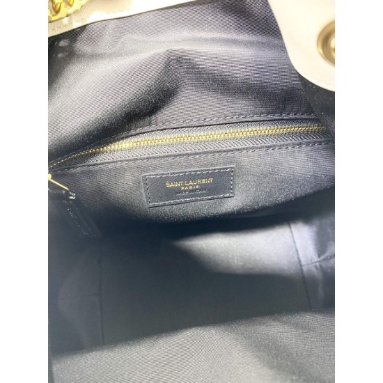 Fake YSL Saint Laurent Joe backpack White Replica Replica YSL Saint Laurent Joe backpack White