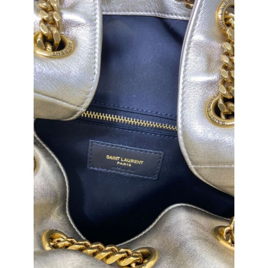 Replica YSL Saint Laurent Joe backpack Silver Replica YSL Saint Laurent Joe backpack Silver