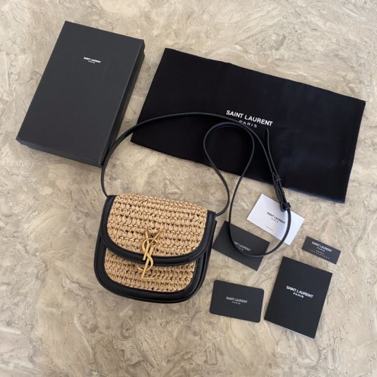 Fake Saint Laurent Kaia Small Satchel Bag Apricot Replica Fake Saint Laurent Kaia Small Satchel Bag Apricot Replica