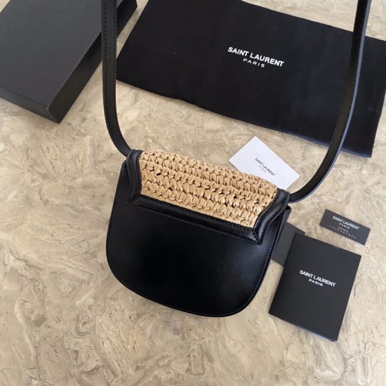 Fake Saint Laurent Kaia Small Satchel Bag Apricot Replica Fake Saint Laurent Kaia Small Satchel Bag Apricot Replica