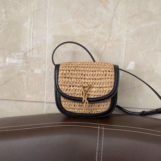 Fake Saint Laurent Kaia Small Satchel Bag Apricot Replica Fake Saint Laurent Kaia Small Satchel Bag Apricot Replica
