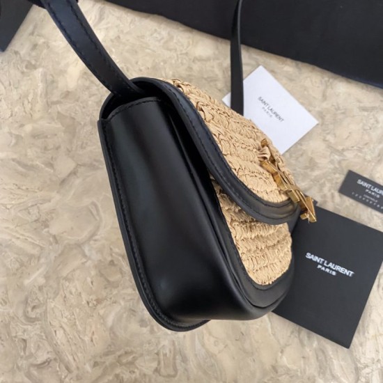 Fake Saint Laurent Kaia Small Satchel Bag Apricot Replica Fake Saint Laurent Kaia Small Satchel Bag Apricot Replica