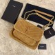 Replica YSL Saint Laurent Niki Medium Quilted Suede Bag Brown Fake YSL Saint Laurent Niki Medium Quilted Suede Bag Brown Replica