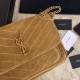 Replica YSL Saint Laurent Niki Medium Quilted Suede Bag Brown Fake YSL Saint Laurent Niki Medium Quilted Suede Bag Brown Replica