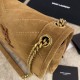 Replica YSL Saint Laurent Niki Medium Quilted Suede Bag Brown Fake YSL Saint Laurent Niki Medium Quilted Suede Bag Brown Replica