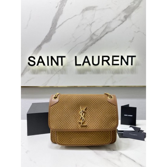 Replica YSL Saint Laurent Niki Medium Crinkled Vintage Suede Replica YSL Saint Laurent Niki Medium Crinkled Vintage Suede