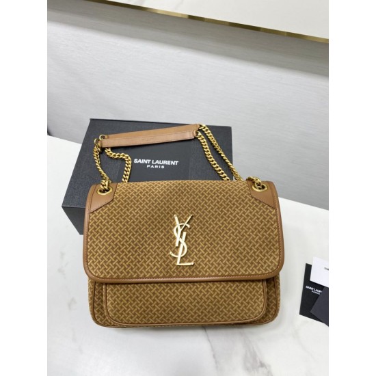 Replica YSL Saint Laurent Niki Medium Crinkled Vintage Suede Replica YSL Saint Laurent Niki Medium Crinkled Vintage Suede