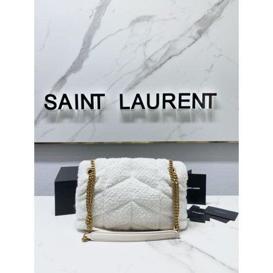 Replica YSL Saint Laurent Puffer Medium Merino-shearling Bag Black Replica YSL Saint Laurent Puffer Medium Merino-shearling Bag Black