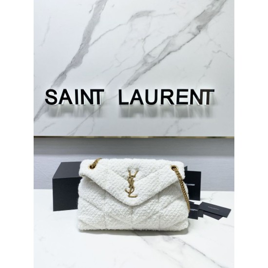 Replica YSL Saint Laurent Puffer Medium Merino-shearling Bag Black Replica YSL Saint Laurent Puffer Medium Merino-shearling Bag Black