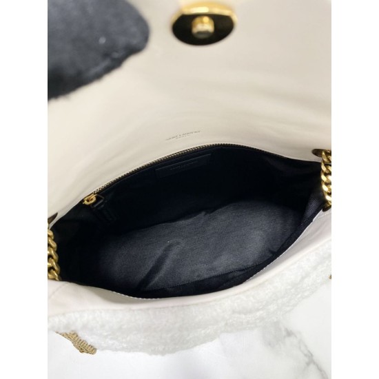 Replica YSL Saint Laurent Puffer Medium Merino-shearling Bag Black Replica YSL Saint Laurent Puffer Medium Merino-shearling Bag Black