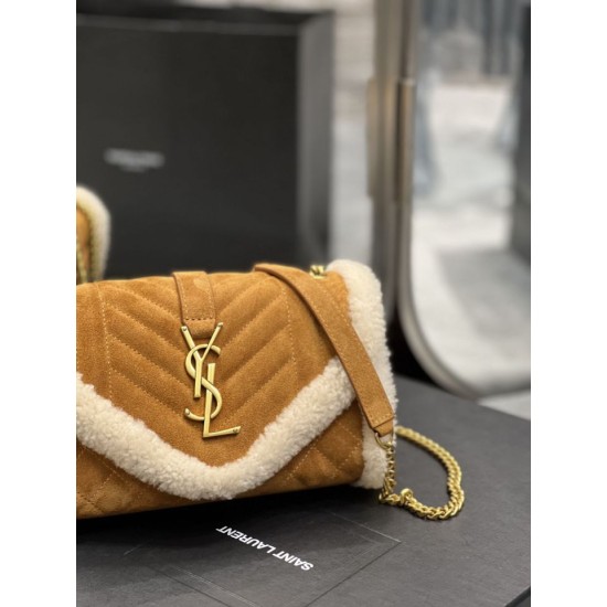 Replica YSL Saint Laurent Envelope Small Bag Suede Shearling Replica YSL Saint Laurent Envelope Small Bag Suede Shearling