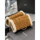 Replica YSL Saint Laurent Envelope Small Bag Suede Shearling Replica YSL Saint Laurent Envelope Small Bag Suede Shearling