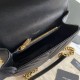 Fake YSL Saint Laurent Medium Envelope Kate Chain shoulder Bag Mix Matelasse Black Gold Replica