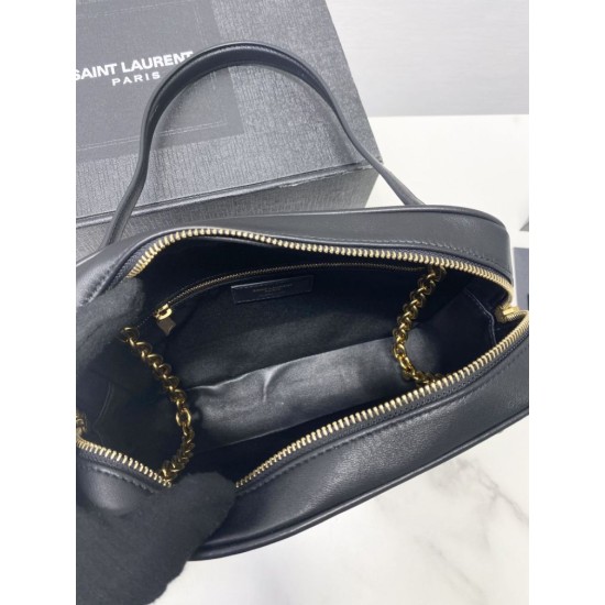 Replica YSL Saint Laurent Le Maillon Small Chain Bag Black Fake YSL Saint Laurent Le Maillon Small Chain Bag Black Replica