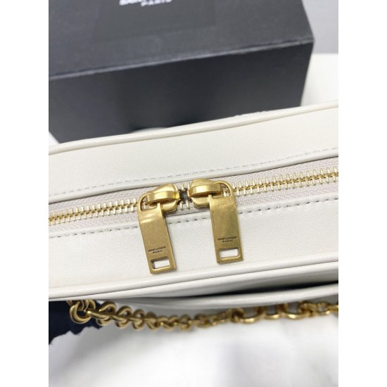Fake YSL Saint Laurent Le Maillon Small Chain Bag White Replica Replica YSL Saint Laurent Le Maillon Small Chain Bag White