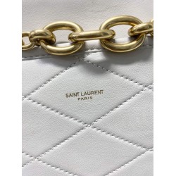 Fake YSL Saint Laurent Le Maillon Small Chain Bag White Replica Replica YSL Saint Laurent Le Maillon Small Chain Bag White