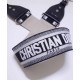 Fake Christian Dior Latte Multicolor Fully Embroidered Strap Black Replica Replica Christian Dior Latte Multicolor Fully Embroidered Strap Black