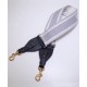 Fake Christian Dior 'Christian Dior' Embroidered Strap Gray Replica Fake Christian Dior 'Christian Dior' Embroidered Strap Gray Replica