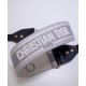 Fake Christian Dior 'Christian Dior' Embroidered Strap Gray Replica Fake Christian Dior 'Christian Dior' Embroidered Strap Gray Replica