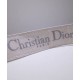 Fake Christian Dior 'Christian Dior' Embroidered Strap Gray Replica Fake Christian Dior 'Christian Dior' Embroidered Strap Gray Replica