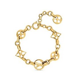 Replica Louis Vuitton Crazy In Lock Bracelet M69583 Golden
