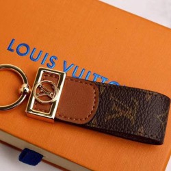 Replica Louis Vuitton Dauphine Dragonne Key Holder M69000 Brown
